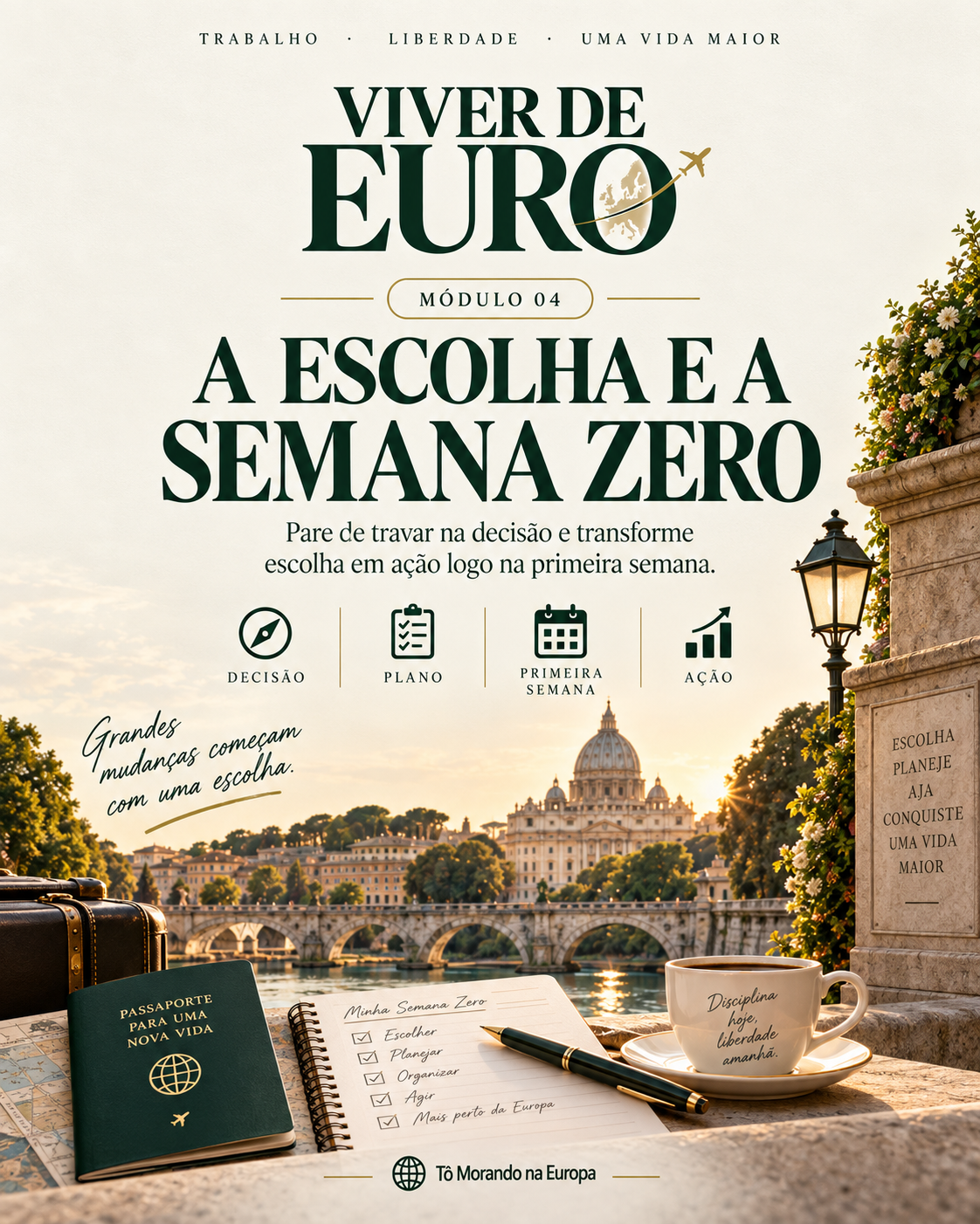Capa do módulo 04: A Escolha e a Semana Zero